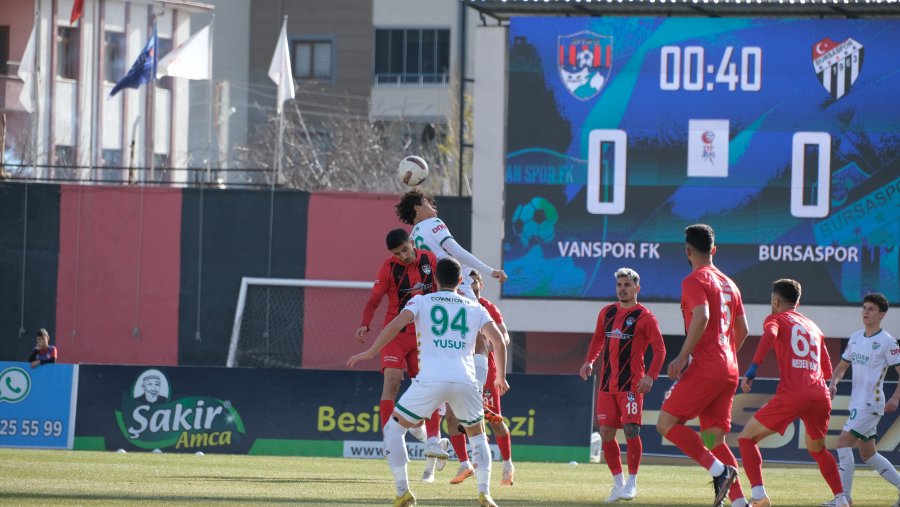 Vanspor Bursaspor Maçından Kareler