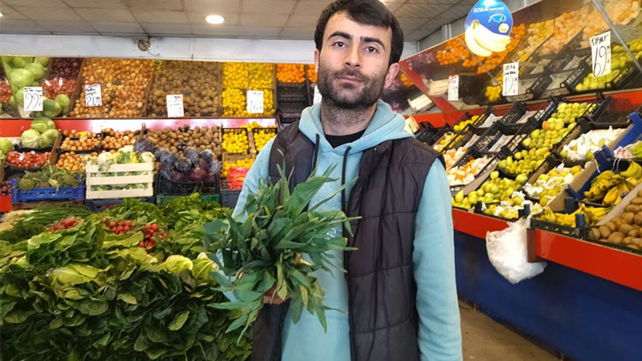 Van’da çiriş otu tezgâhlardaki yerini aldı!