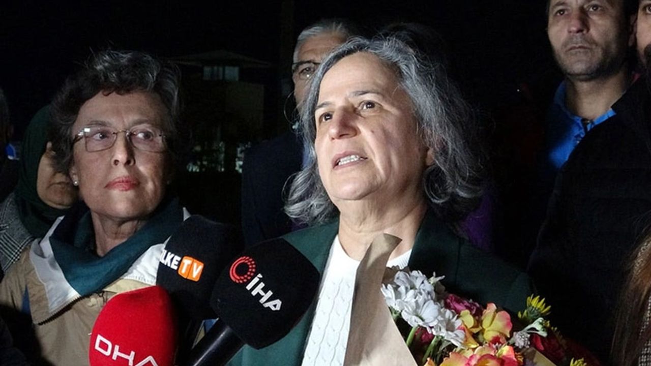 Gültan Kışanak 8 yıl sonra cezaevinden çıktı