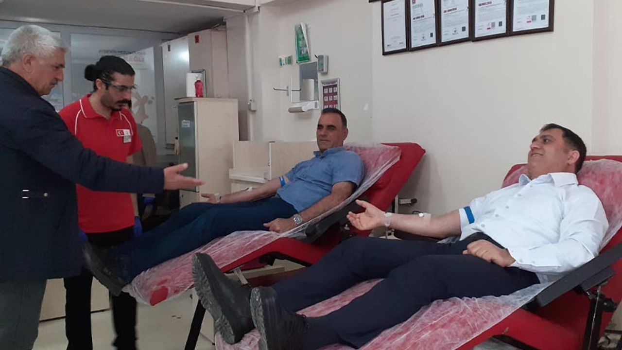 Van’da kan bağışı kampanyası düzenlendi