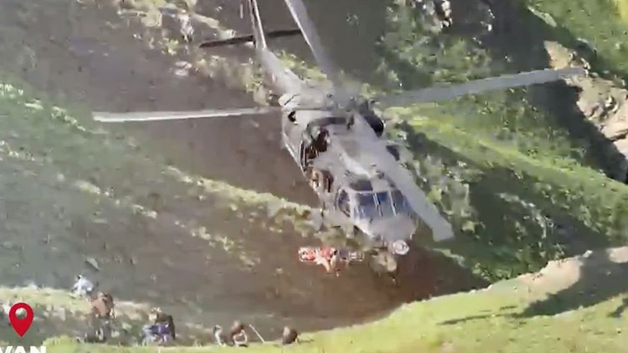 Van'da kurtarma operasyonu!