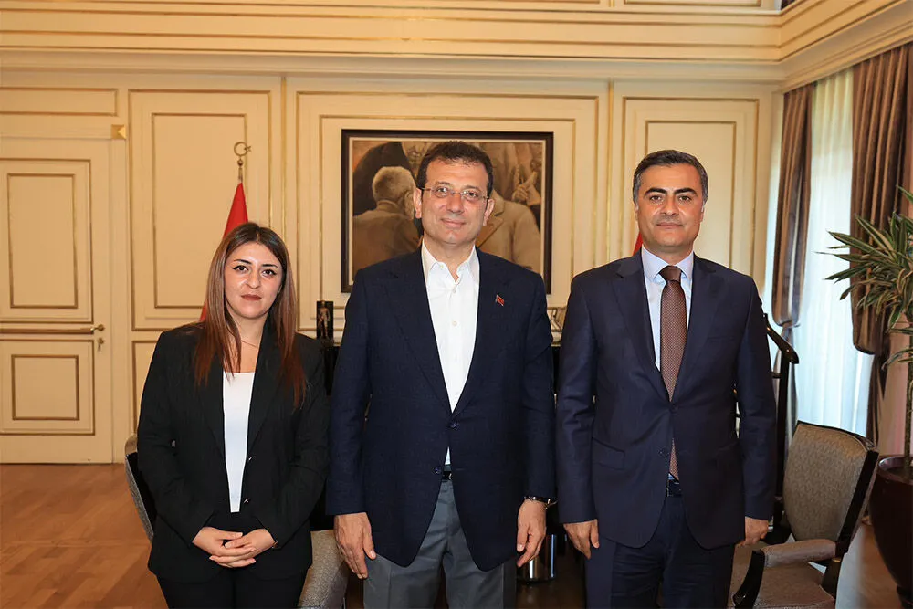 Abdullah Zeydan'dan Ekrem İmamoğlu'na ziyaret