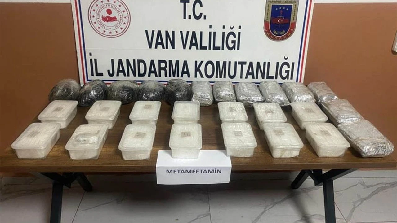 Van sınırda 21 kilo uyuşturucu ele geçirildi