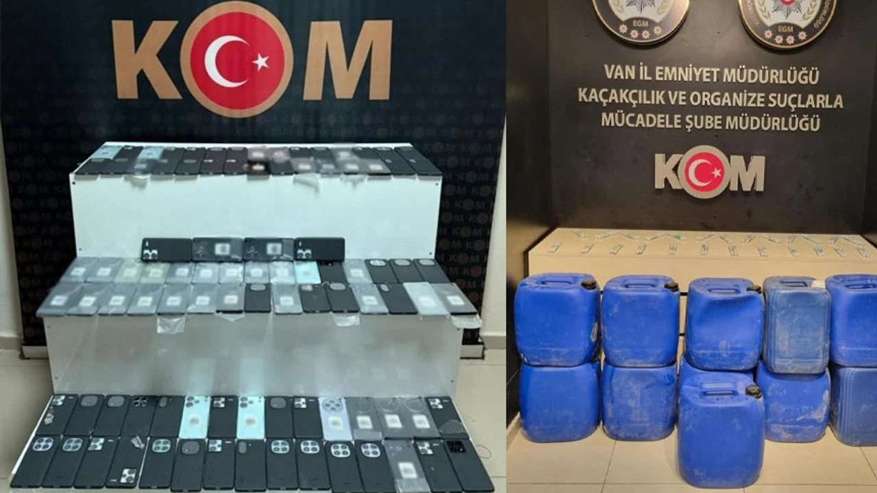 Van'da çok sayıda gümrük kaçağı malzeme ele geçirildi