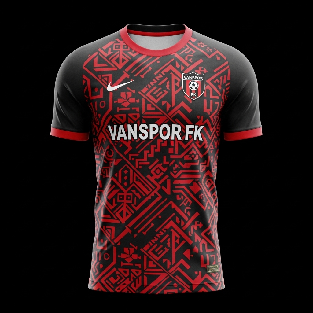 Yapay Zekanın Vanspor için Tasarladığı Formalar - Kare 10