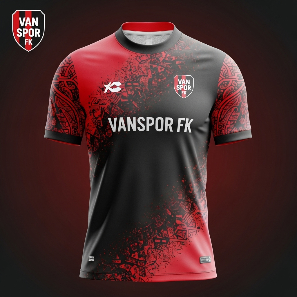 Yapay Zekanın Vanspor için Tasarladığı Formalar - Kare 12