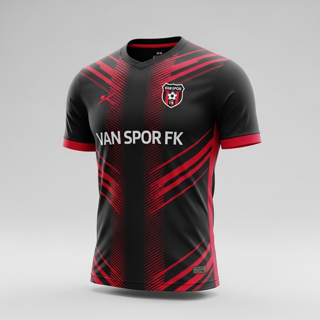 Yapay Zekanın Vanspor için Tasarladığı Formalar - Kare 2