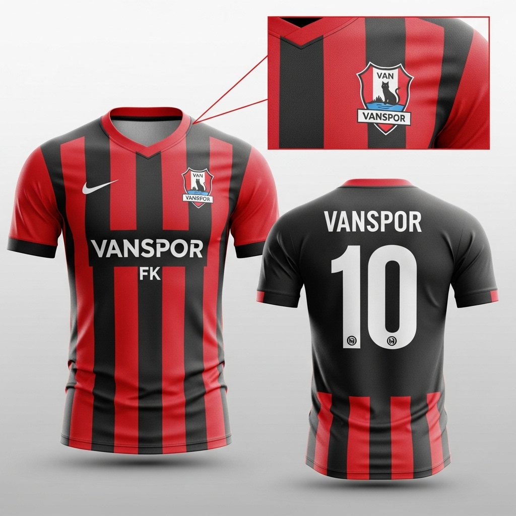 Yapay Zekanın Vanspor için Tasarladığı Formalar - Kare 33