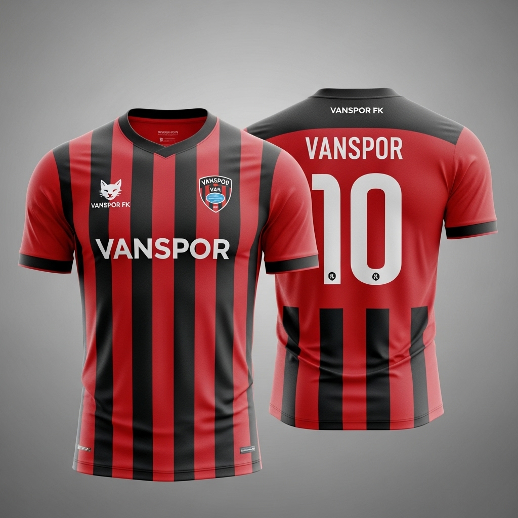 Yapay Zekanın Vanspor için Tasarladığı Formalar