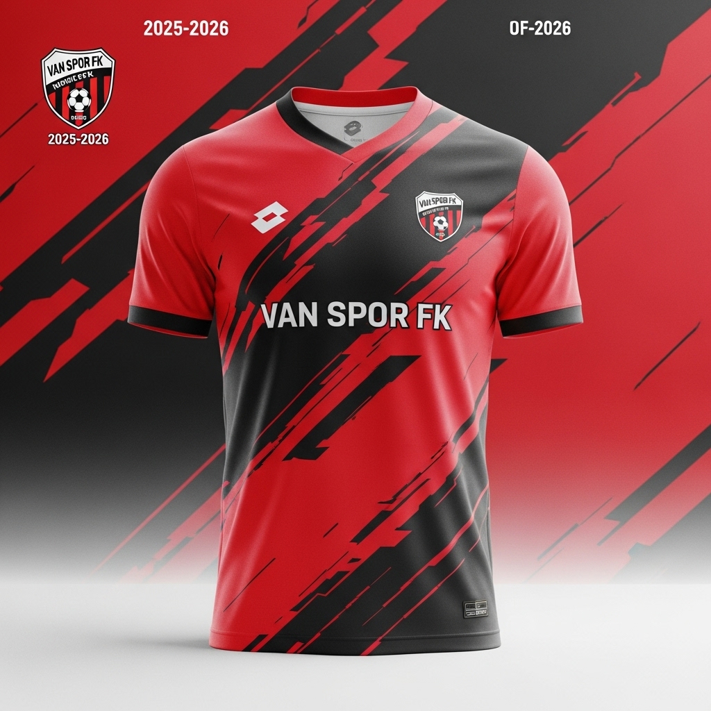 Yapay Zekanın Vanspor için Tasarladığı Formalar - Kare 6