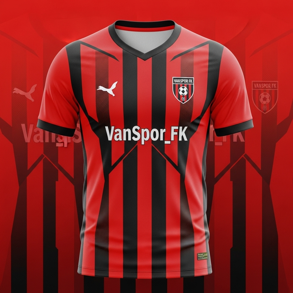 Yapay Zekanın Vanspor için Tasarladığı Formalar - Kare 11