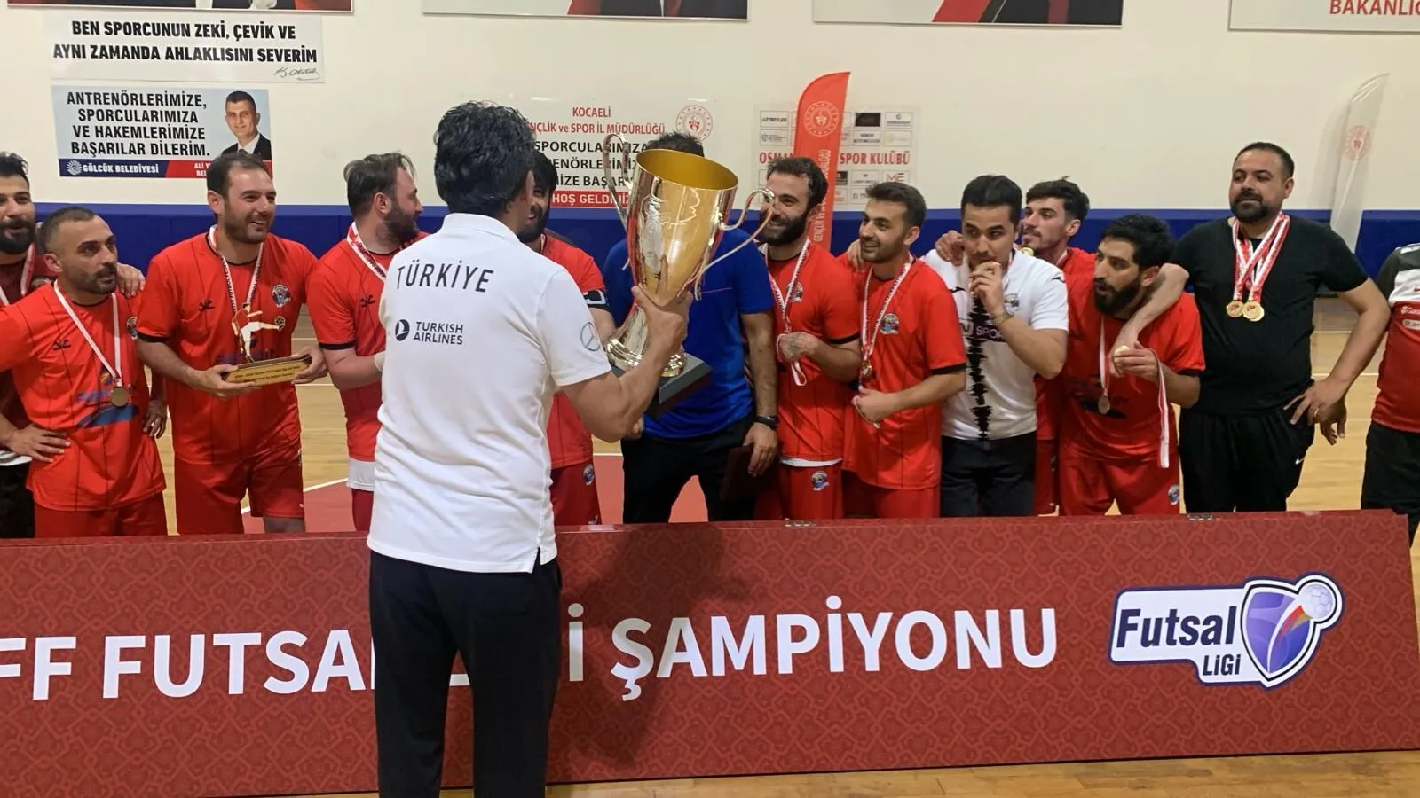 Vangölü Sportif Faaliyetler TFF Futsal Ligi Şampiyonu!