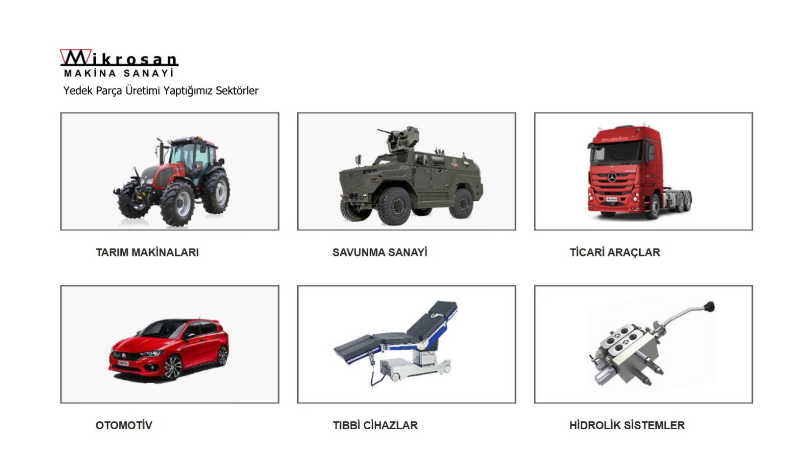 Mikrosan Makina: Endüstriyel Üretim