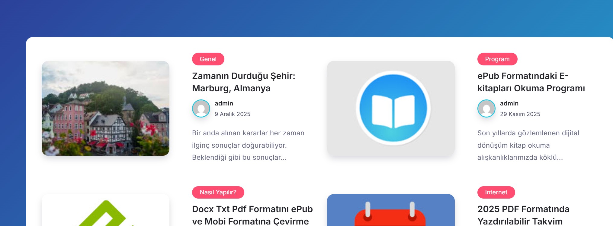 Farklı Kategorilerle Zengin İçerik Dünyası