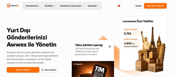 Yurt Dışı Gönderilerinizi Awwex ile Yönetin