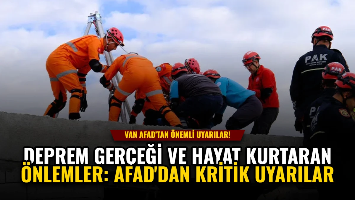 Deprem Gerçeği ve Hayat Kurtaran Önlemler: AFAD'dan Kritik Uyarılar
