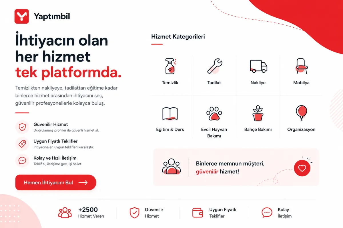 Yerel Hizmetlerde Yeni Dönem: Doğru Ustayla Buluşmanın En Hızlı Yolu